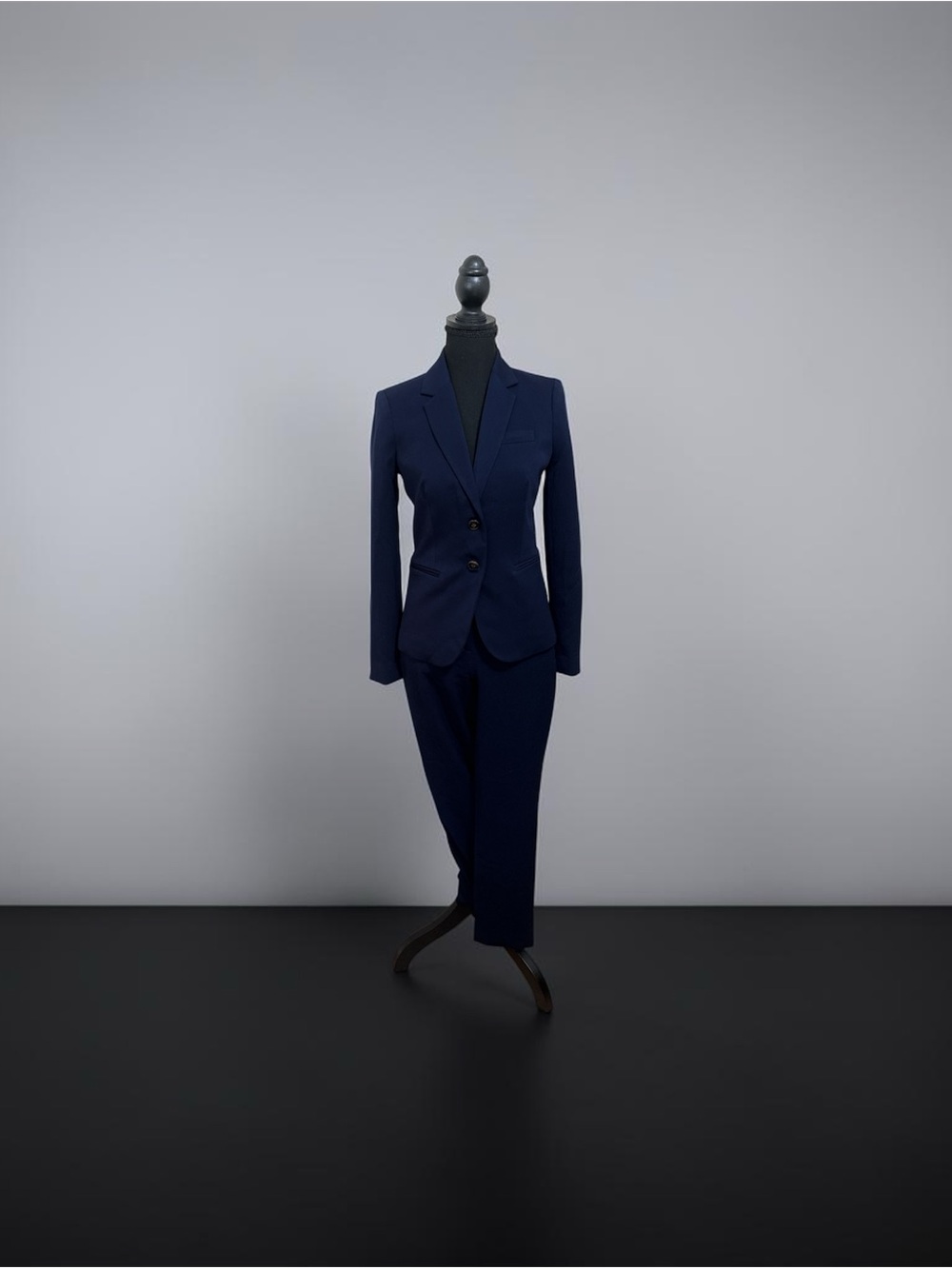 J. Crew Navy Tailored Women's Suit - Blazer & Pants